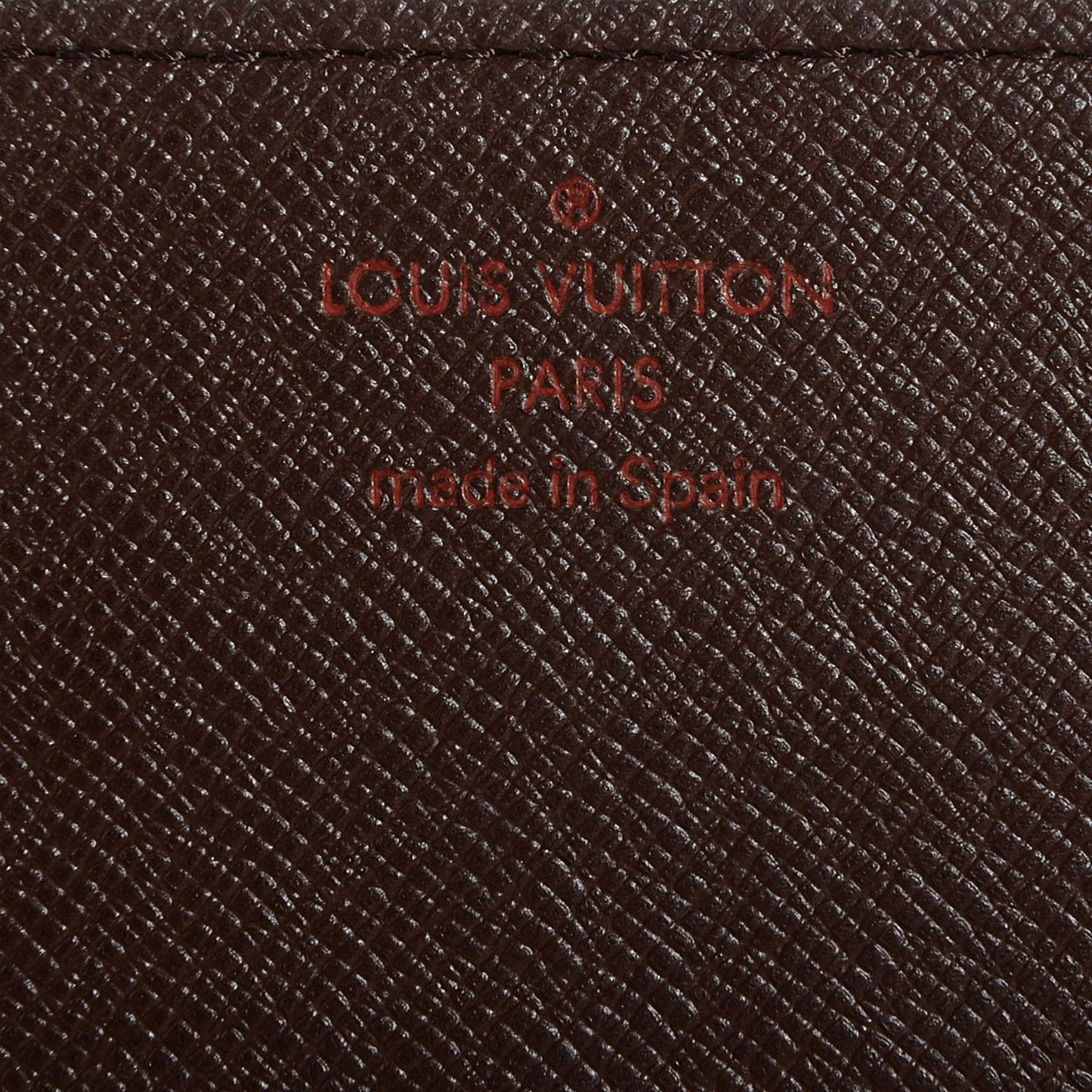 Damier Ebene Business Card Holder