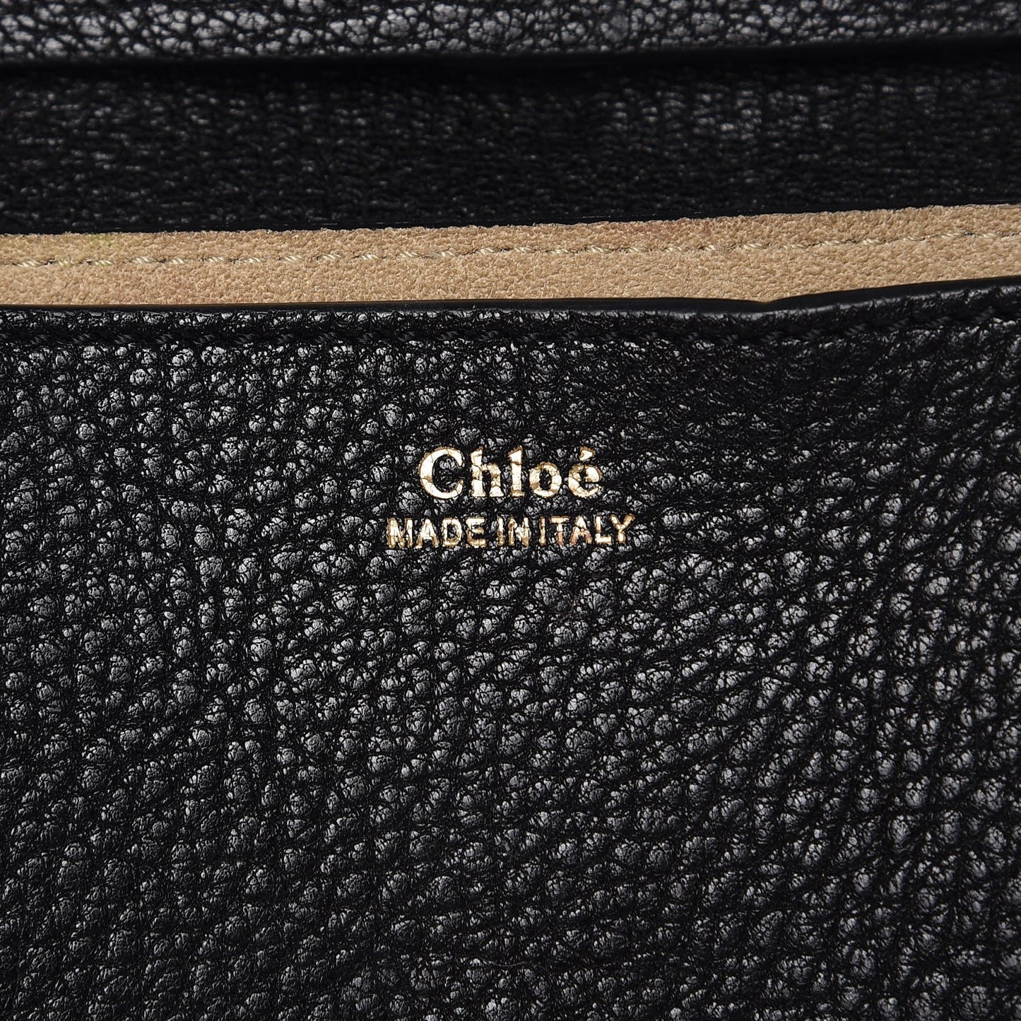 Grained Lambskin Drew Shoulder Bag Black