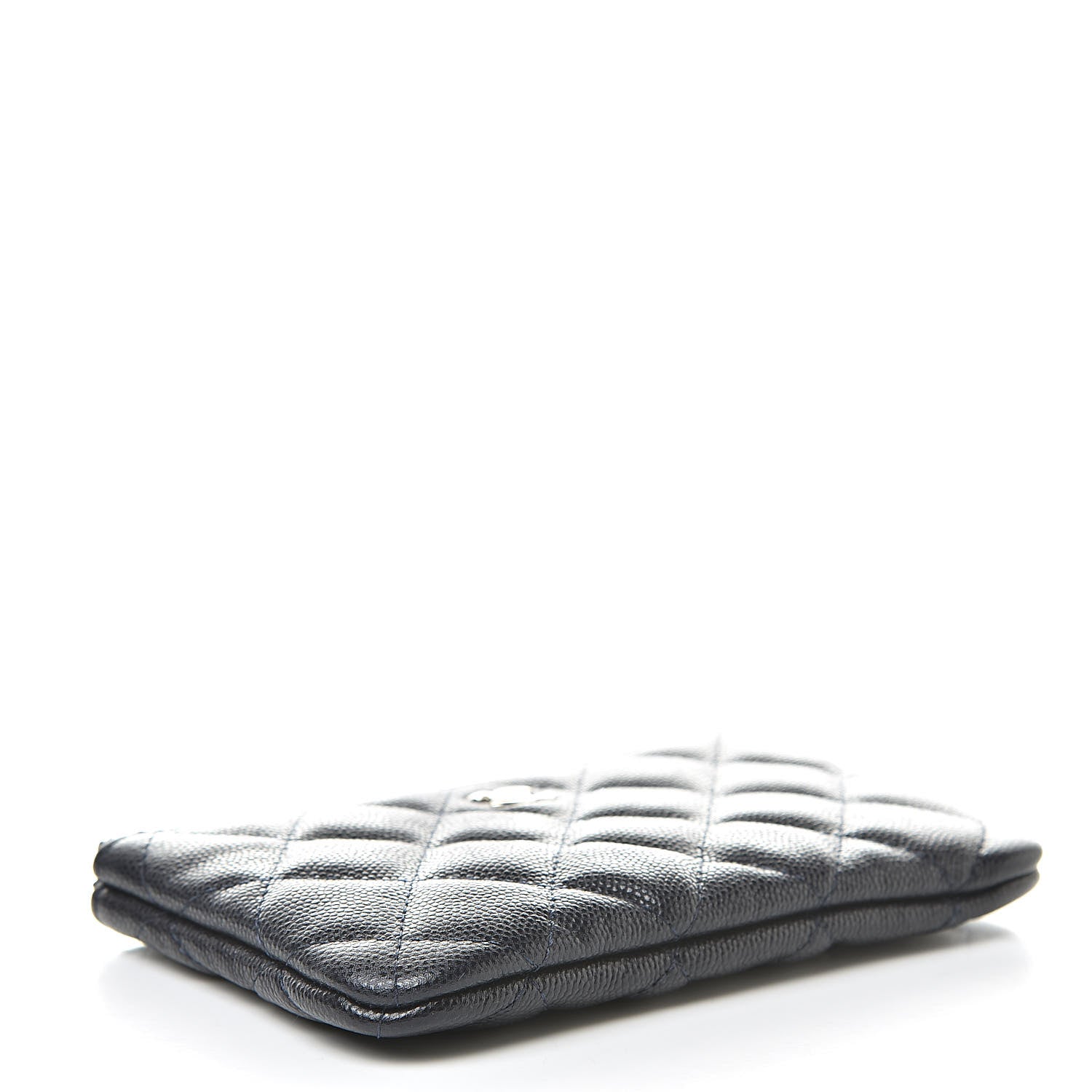 Chanel Caviar Quilted Small Cosmetic Case Navy 4 of 8