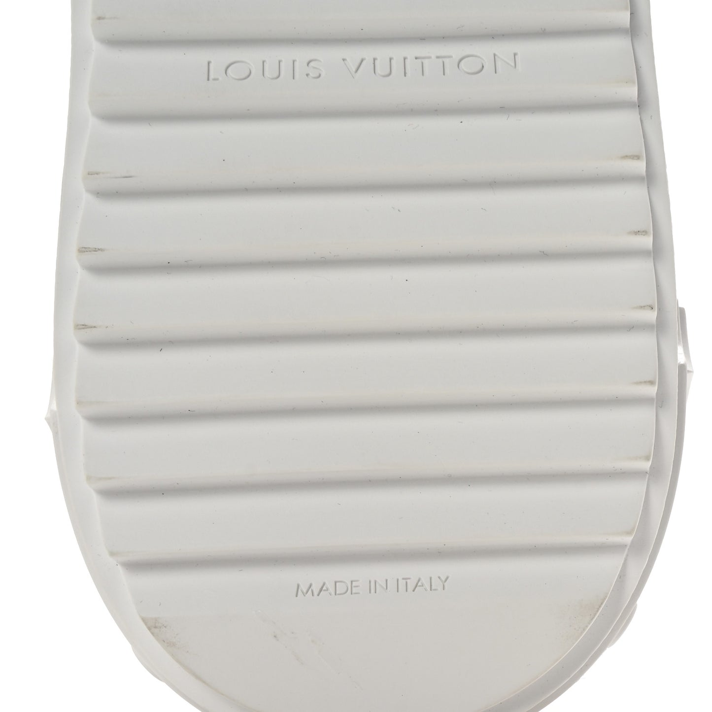 Lambskin Embossed Monogram Time Out Sneakers 38 White