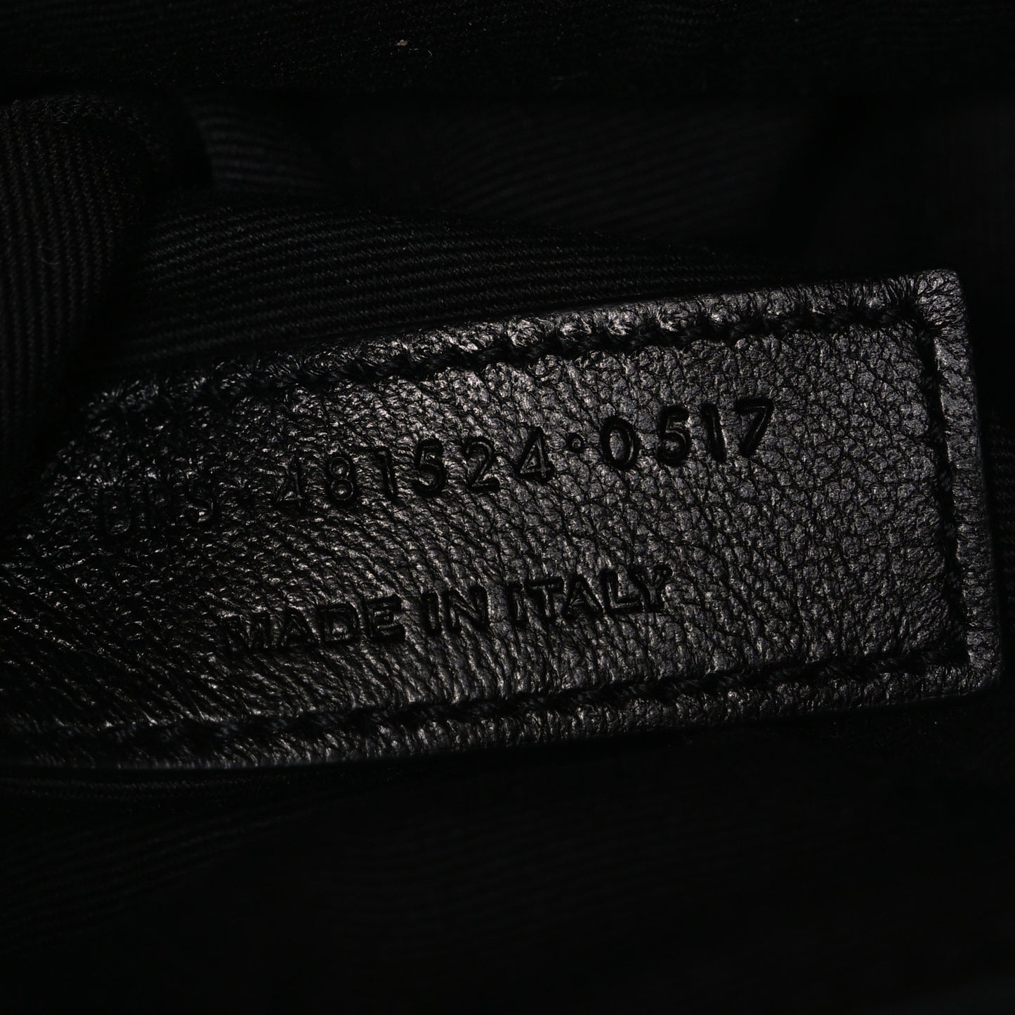 Grain De Poudre Monogram Toy West Hollywood Fold-Over Bag Black