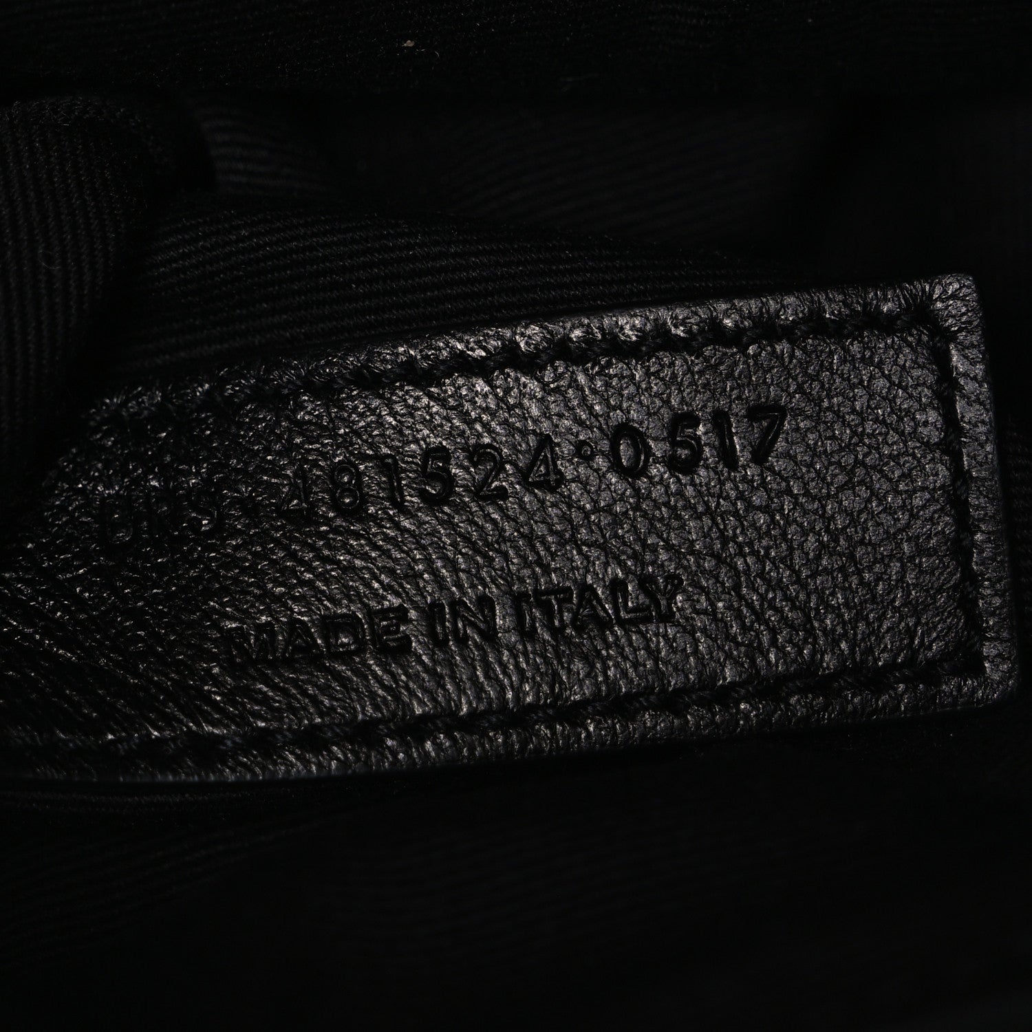 Saint Laurent Grain De Poudre Monogram Toy West Hollywood Fold-Over Bag Black 7 of 10