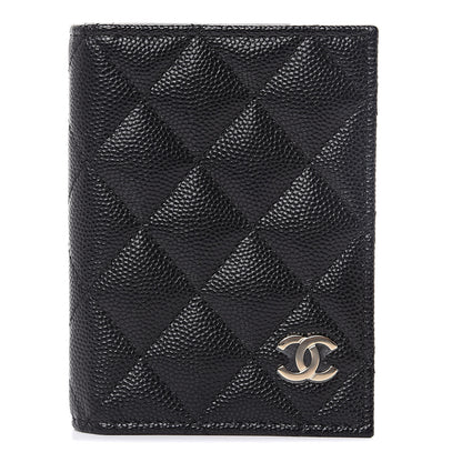 Chanel Caviar Quilted Card Holder Wallet Black 1 of 9