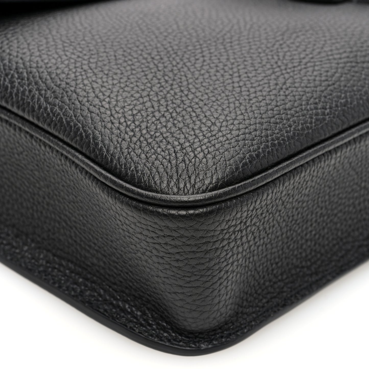 GG Calfskin Web Medium Business Case Black