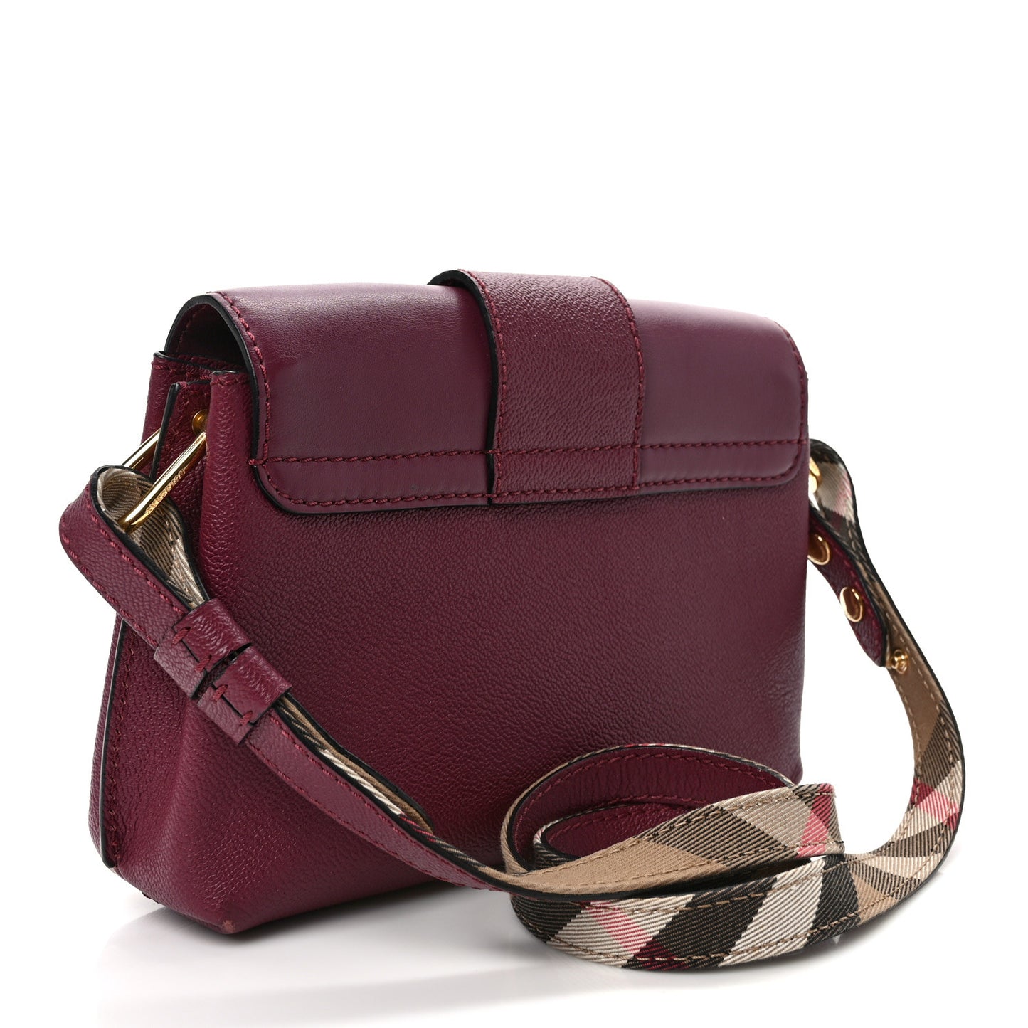 Soft Grain Calfskin Small Medley Crossbody Dark Plum