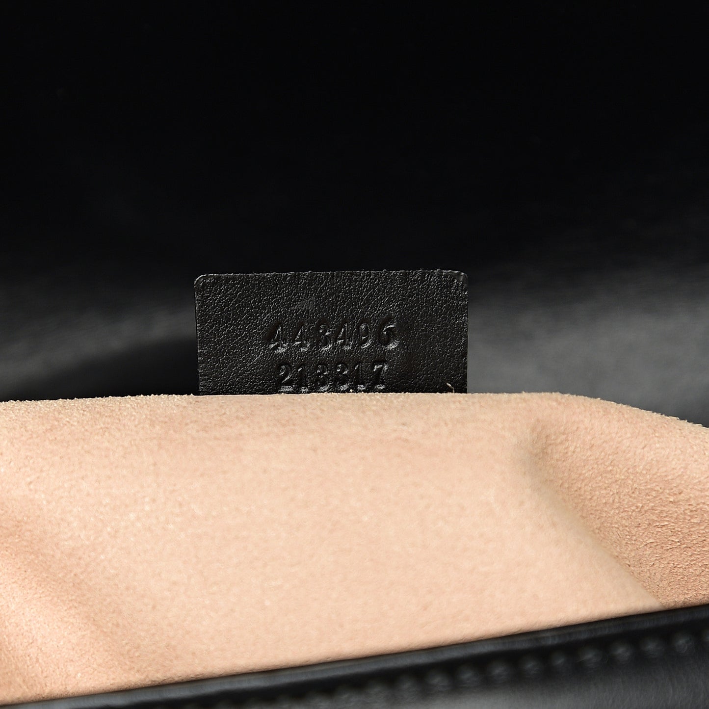 Calfskin Matelasse Medium GG Marmont Shoulder Bag Black
