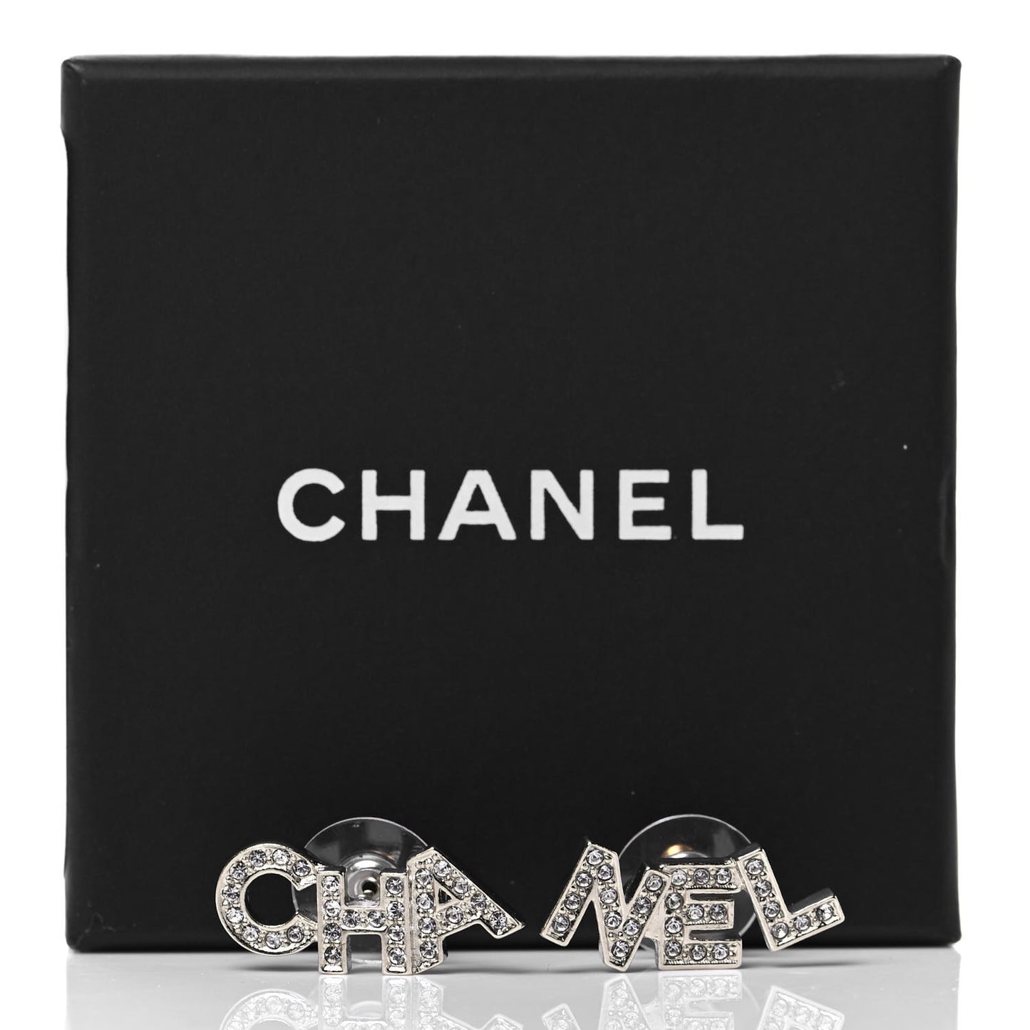 Crystal Pearl Signature Stud Earrings Gold