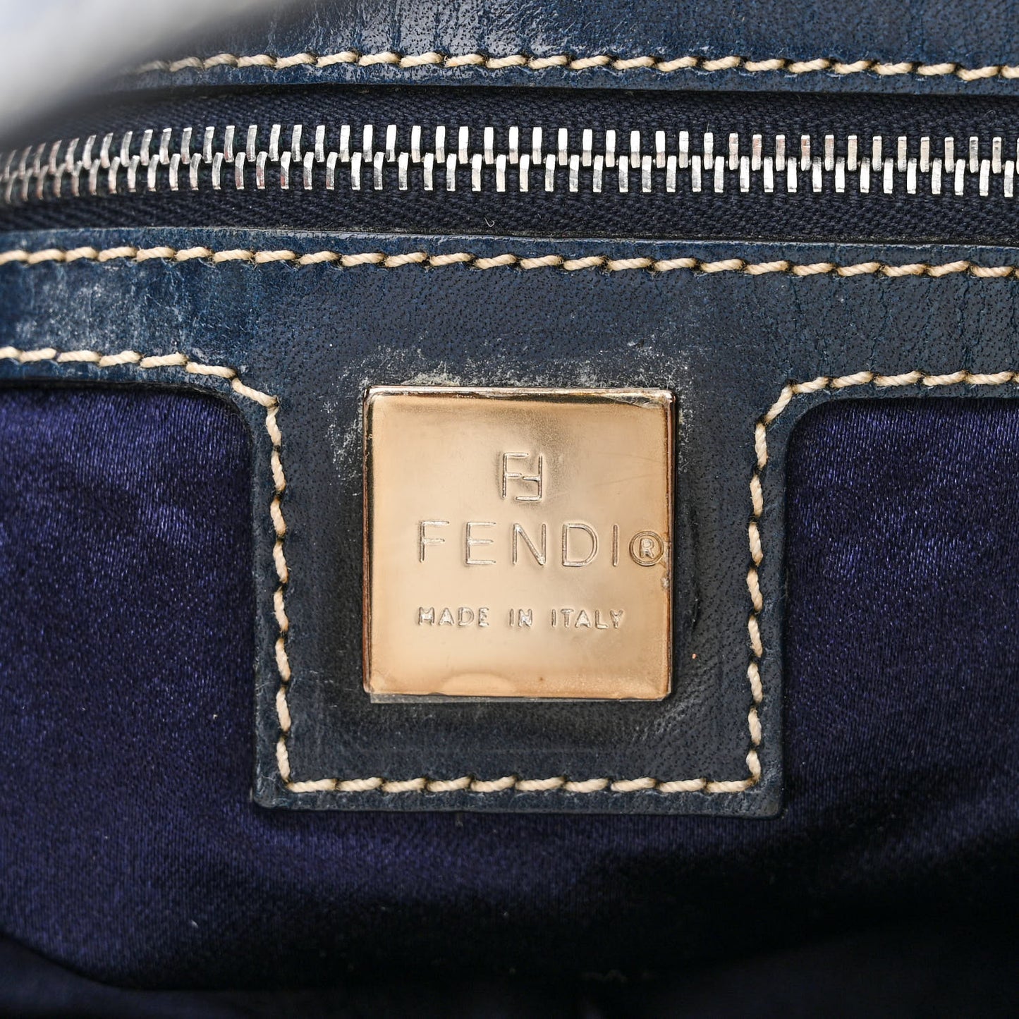 Zucchino Half Moon Baguette Navy Blue