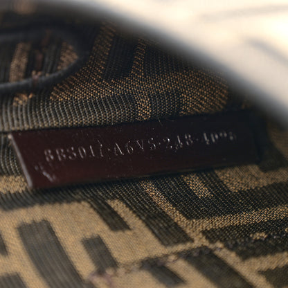 Fendi Fabric Jacquard FF 1974 Mini Baguette Tobacco Moro Black 7 of 10