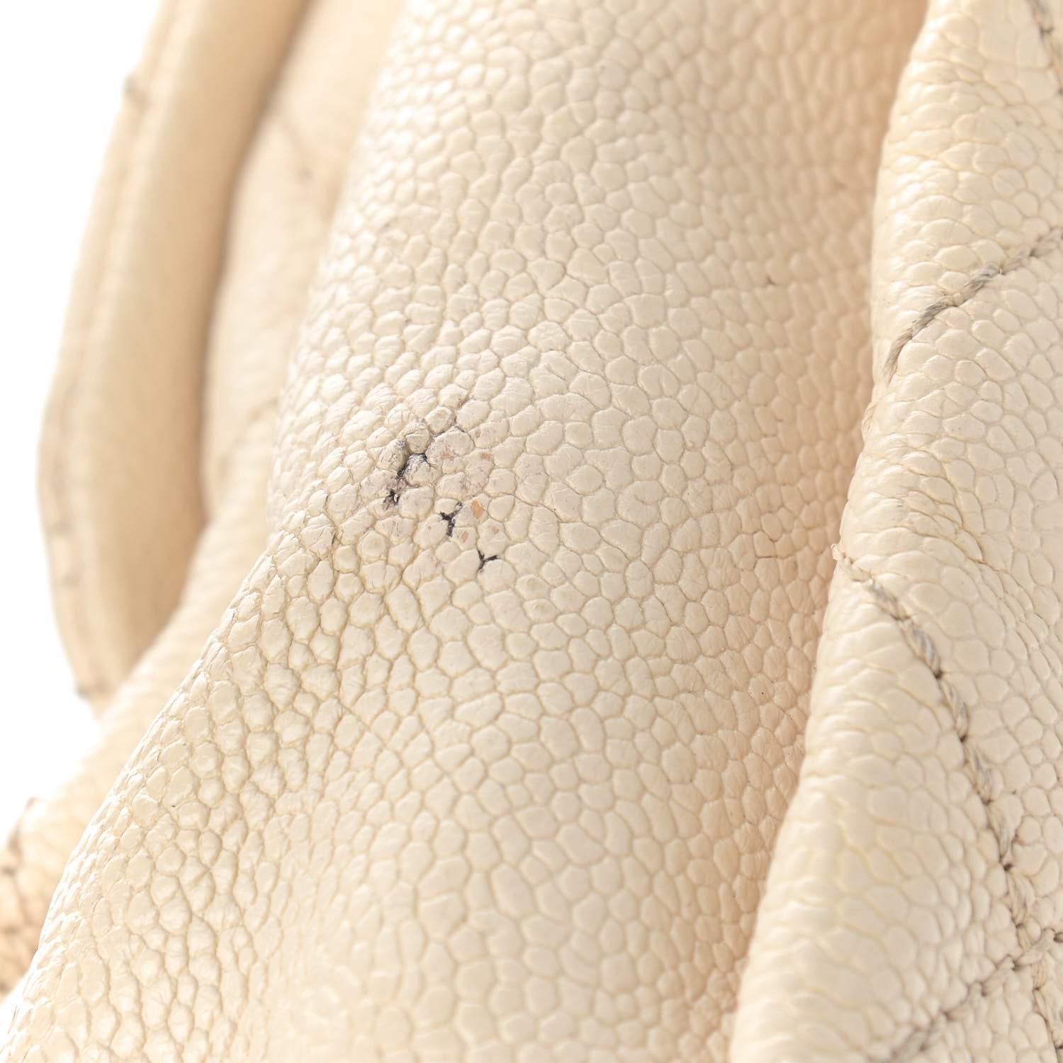 Chanel Caviar Quilted Medium Simply CC Flap White 17 of 22