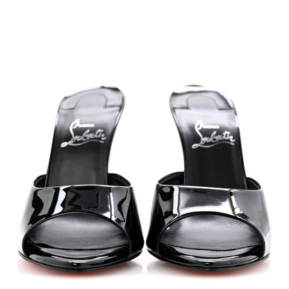 Christian Louboutin Patent Miss Z 100 Mule 38.5 Black 3 of 10