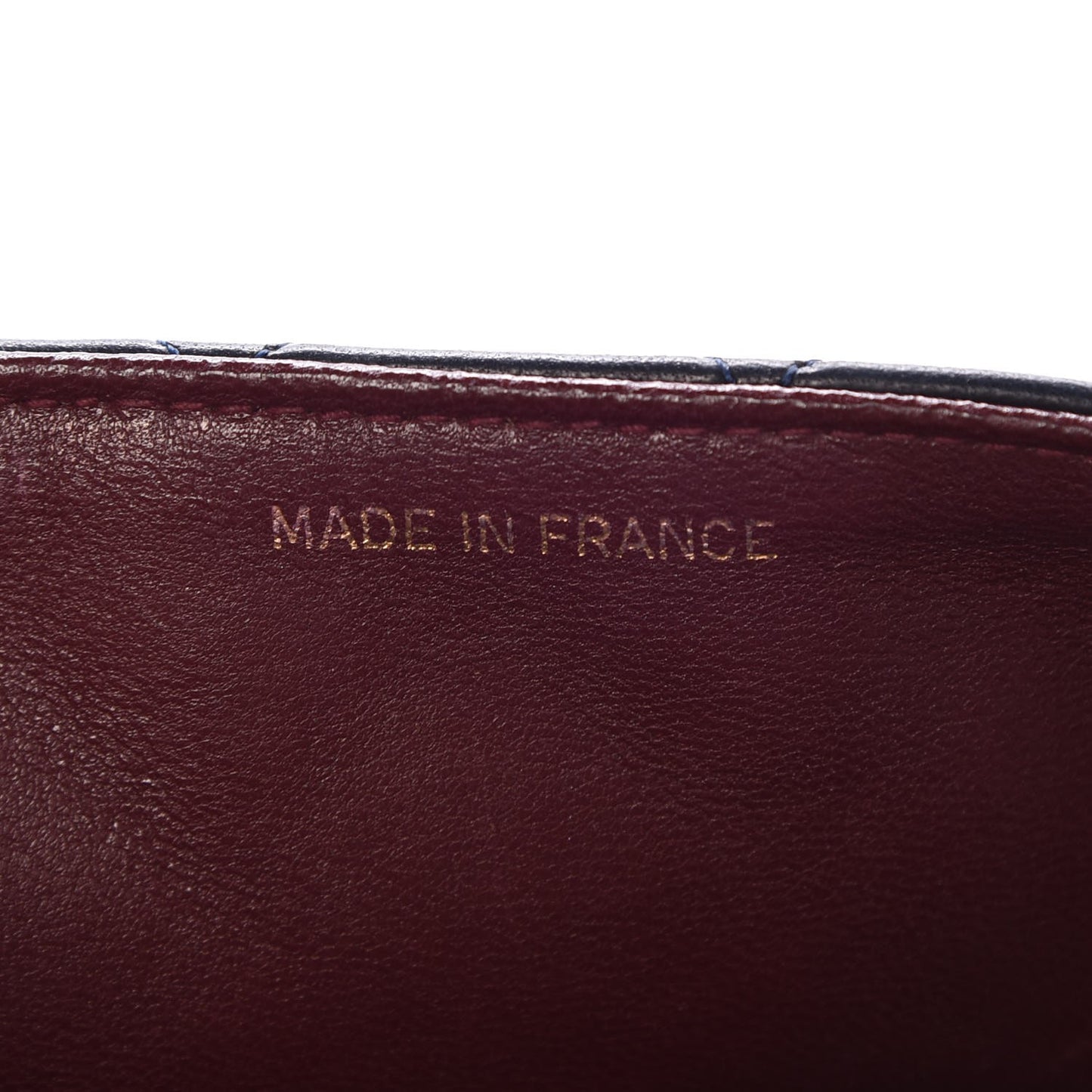 Lambskin Quilted Mini Square Flap Bag Navy