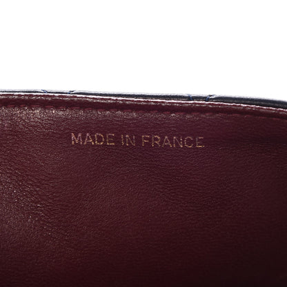 Chanel Lambskin Quilted Mini Square Flap Bag Navy 7 of 12