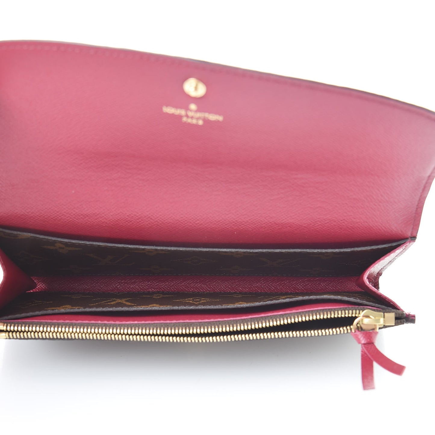 Monogram Emilie Wallet Fuchsia