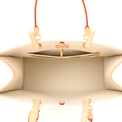 Louis Vuitton Monogram Giant Raffia Mykonos By The Pool Onthego GM Blue 5 of 9