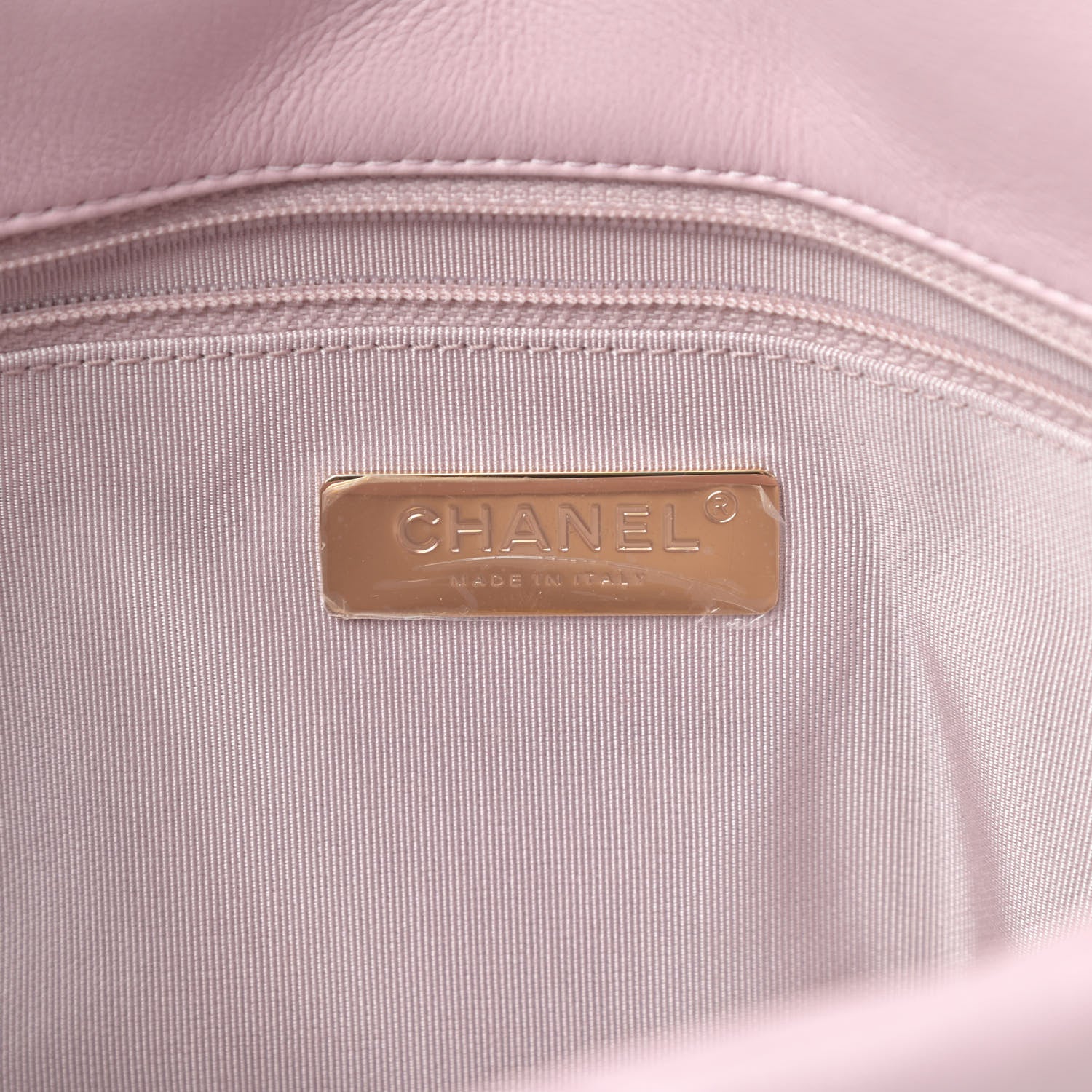 Chanel Lambskin Quilted Medium Chanel 19 Flap Light Pink 6 of 12