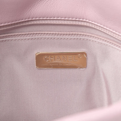 Chanel Lambskin Quilted Medium Chanel 19 Flap Light Pink 6 of 12
