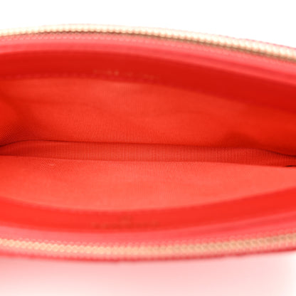 Chanel Caviar Quilted Small Clutch With Chain Red 5 of 13