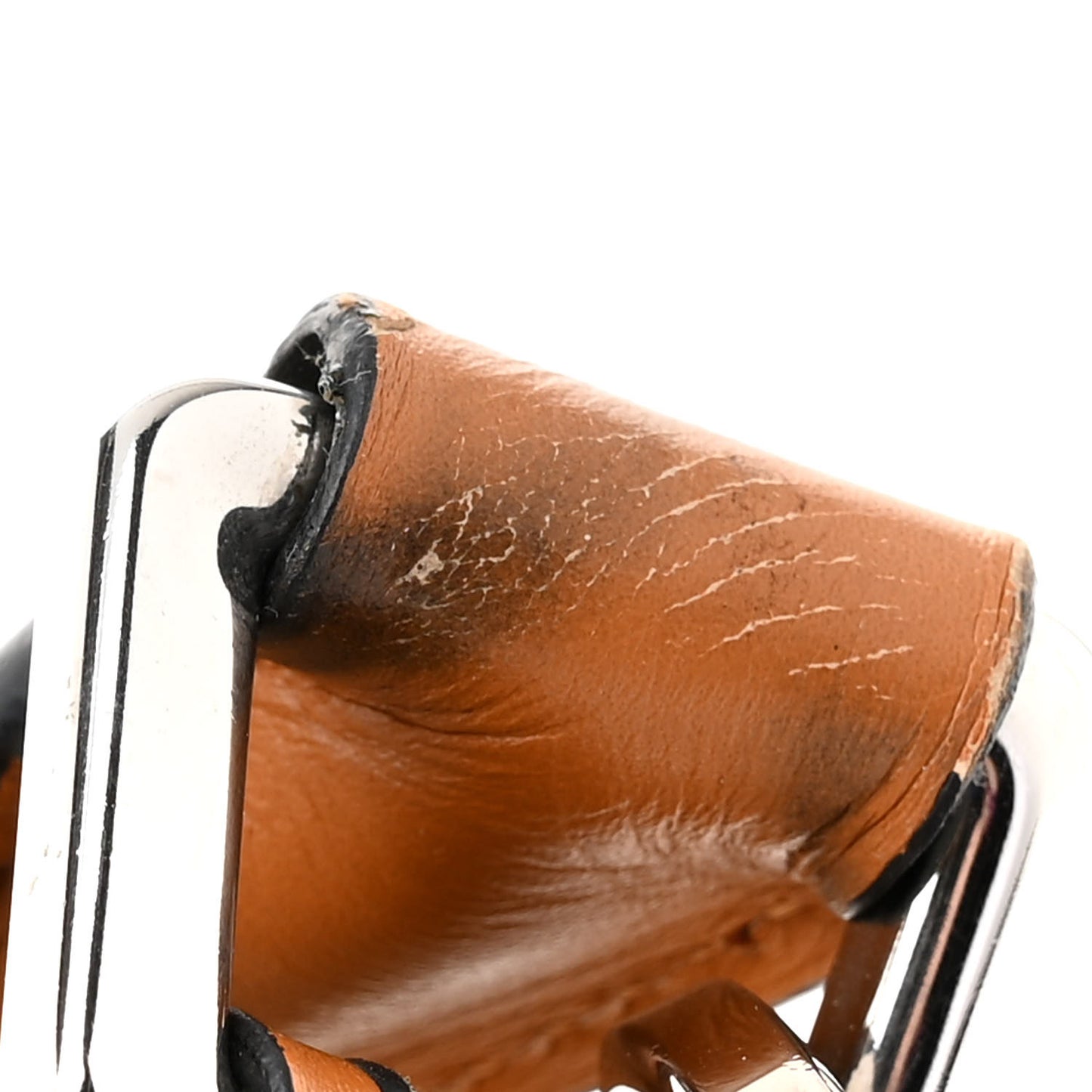 Calfskin Woven Small Puzzle Bag Honey Multicolor
