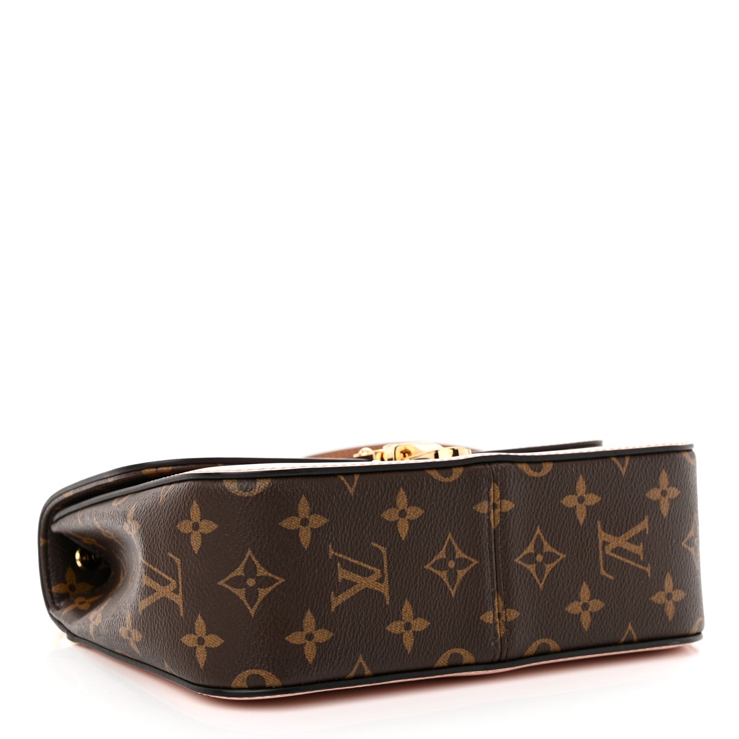 Louis Vuitton Patent Calfskin Monogram Cherrywood BB Rose Ballerine 4 of 12