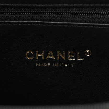 Chanel Caviar Quilted Medium CC Filigree Vanity Case Beige Black 6 of 13