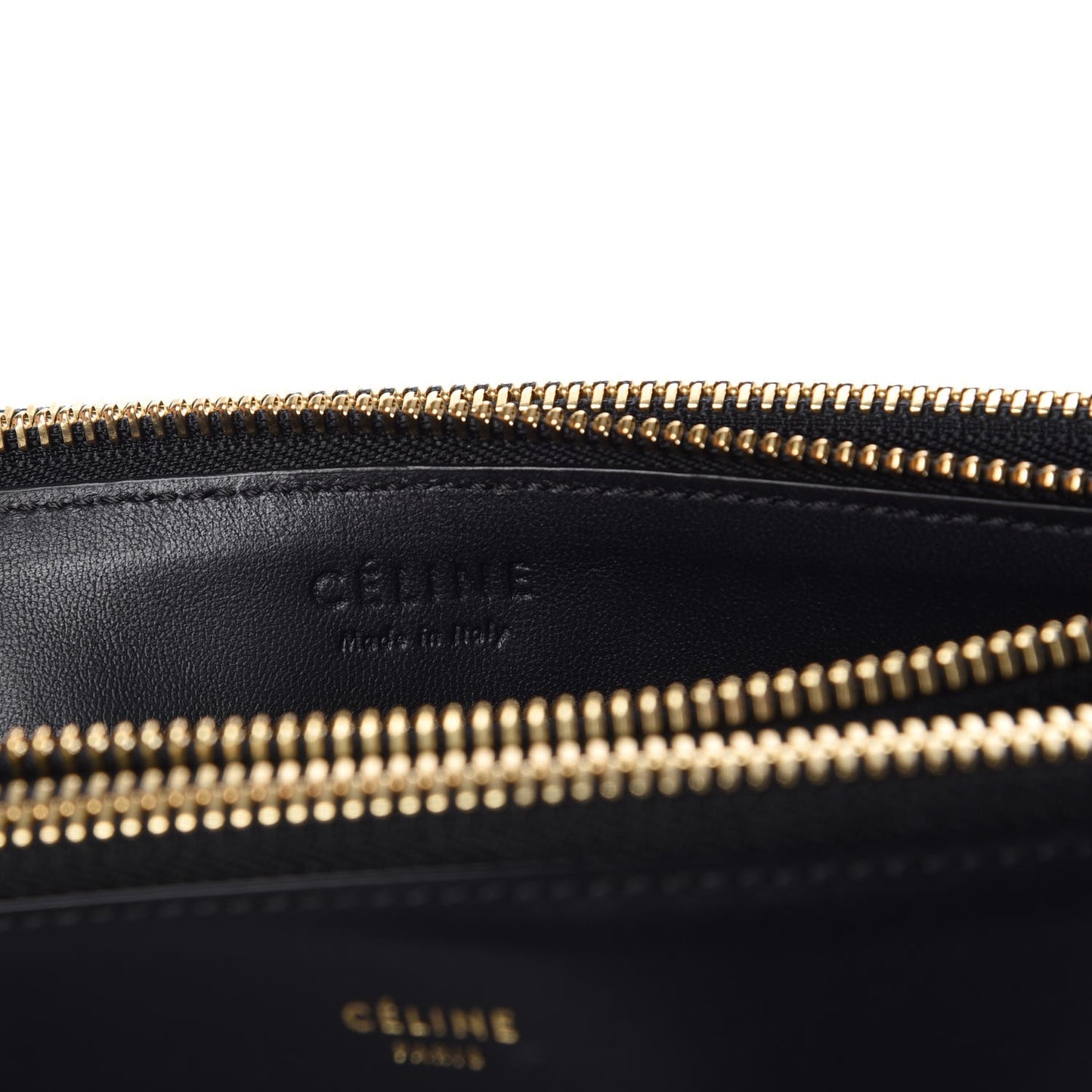Lambskin Large Trio Crossbody Bag Navy Blue