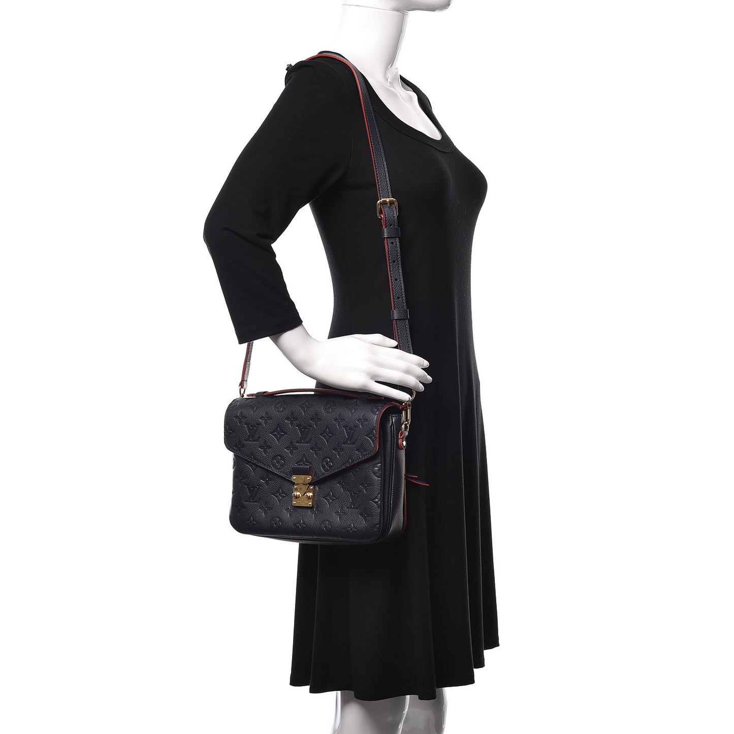 Empreinte Pochette Metis Marine Rouge