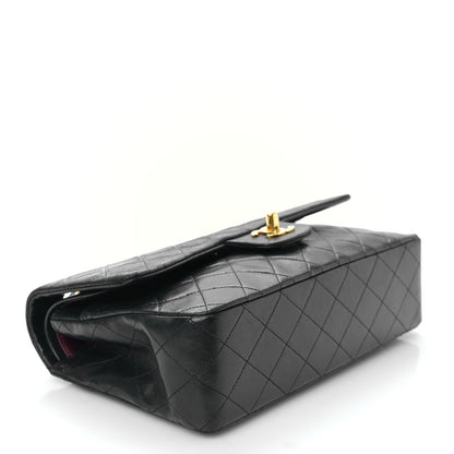 Chanel Lambskin Quilted Medium Double Flap Black 4 of 10