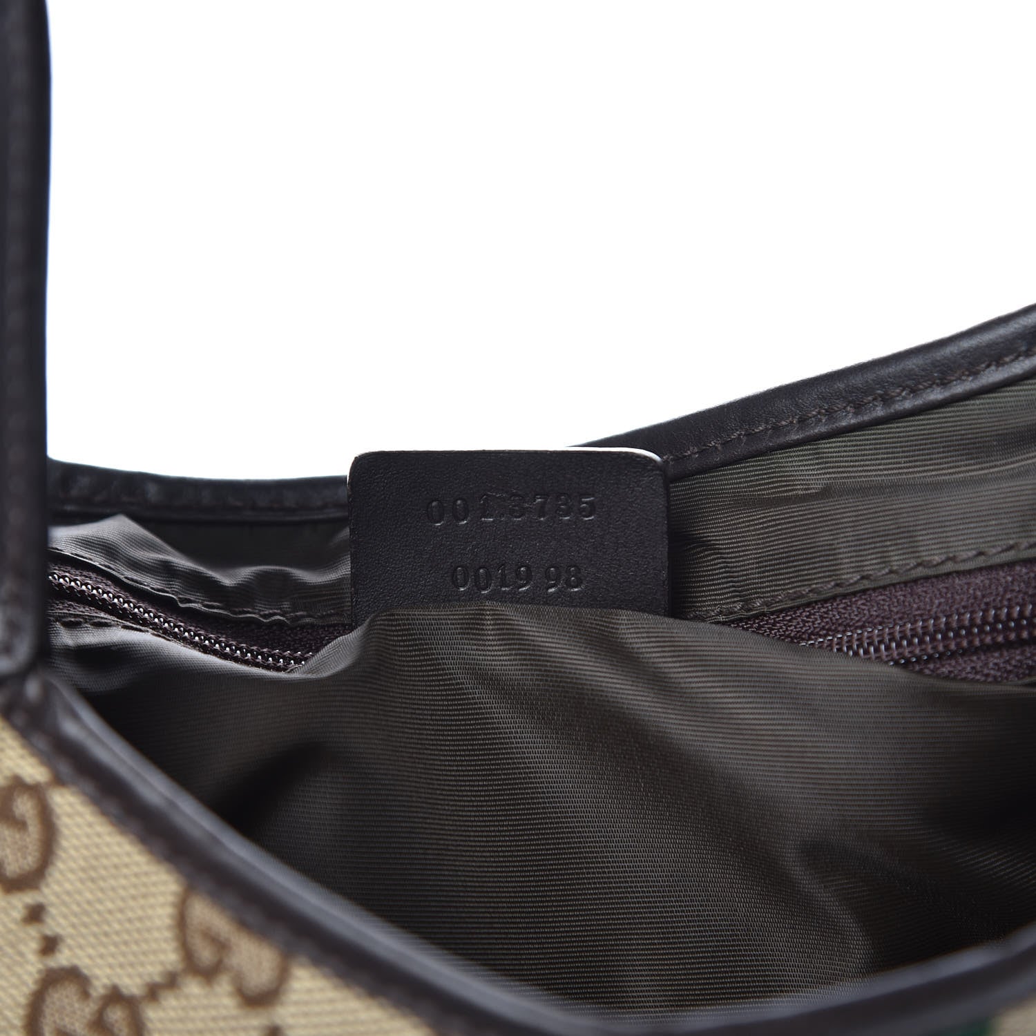 Gucci Monogram Web Small Jackie O Hobo Dark Brown 7 of 12