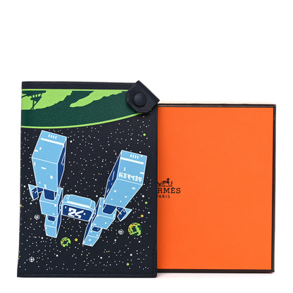 Hermes Swift Hermes Odyssey Tarmac Passport Holder Bleu Indigo 7 of 7
