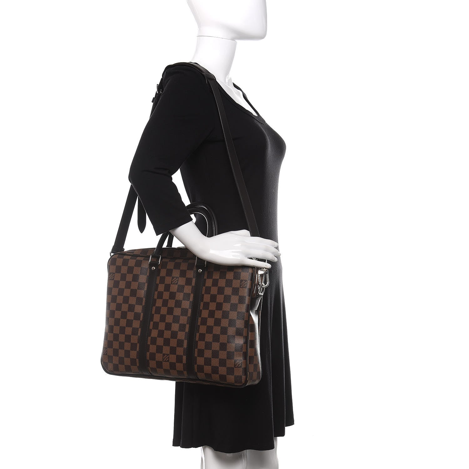 Louis Vuitton Damier Ebene Porte-Documents Voyage PM 2 of 9