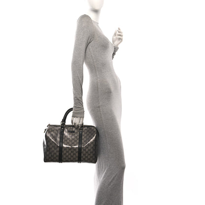Gucci Crystal Monogram Medium Joy Boston Black 2 of 10