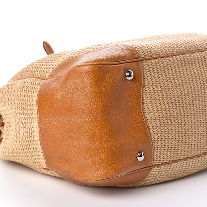 Prada Paglia Cinghiale Frame Bag Naturale Cuoio 8 of 9