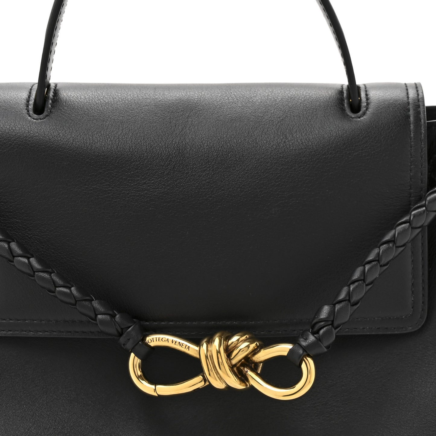 Silky Calfskin Small Ciao Ciao Black