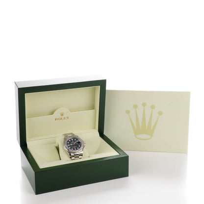 Rolex Stainless Steel 40mm Oyster Perpetual Date Yacht-Master Watch Blue 116622 6 of 6