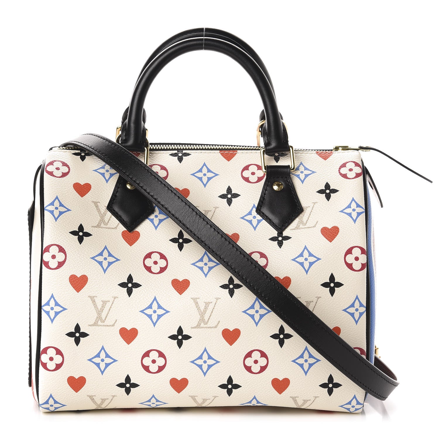 Louis Vuitton Game On Speedy Bandouliere 25 White 1 of 10