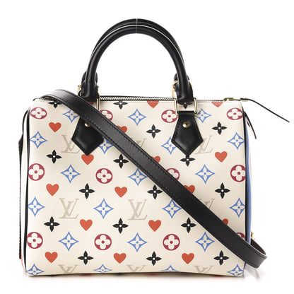 Louis Vuitton Game On Speedy Bandouliere 25 White 1 of 10