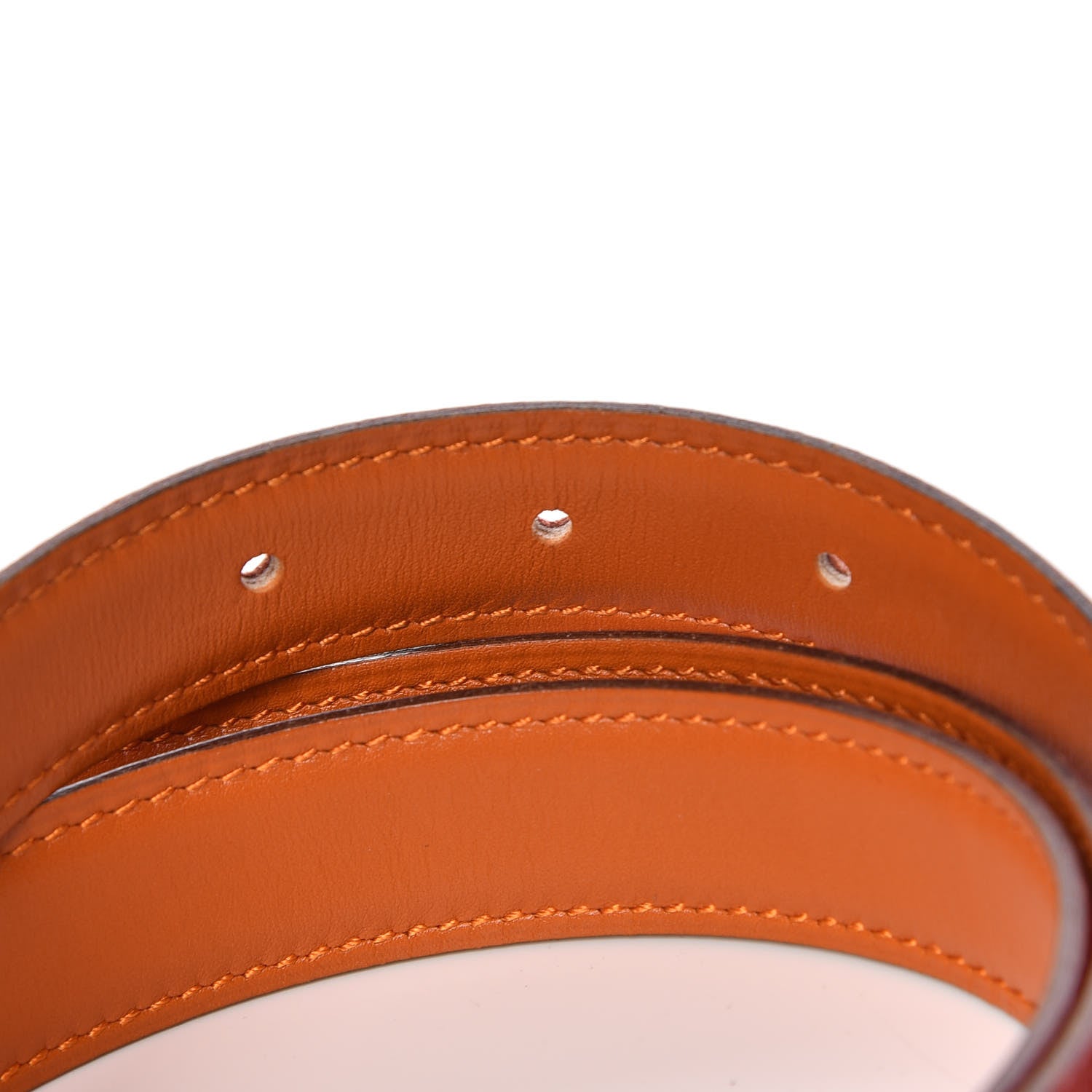 Hermes Box Togo 24mm Mini Constance H Belt 85 Orange Vermillion 5 of 8