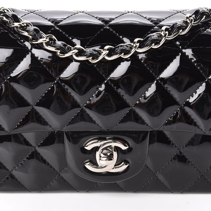 Chanel Patent Calfskin Quilted Mini Rectangular Flap Black 10 of 10