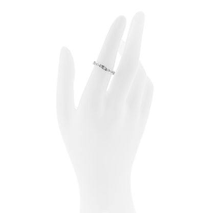 Chanel 18K White Gold Diamond Mini Coco Crush Ring 53 6.25 2 of 4