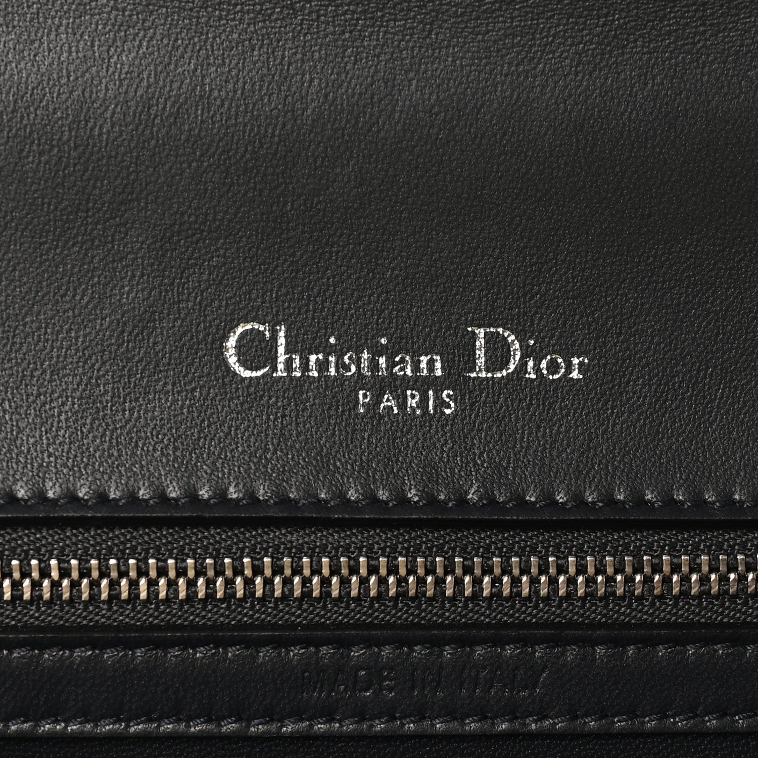 Christian Dior Metallic Patent Micro-Cannage Medium Diorama Flap Bag Silver 6 of 9