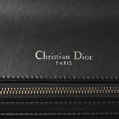 Christian Dior Metallic Patent Micro-Cannage Medium Diorama Flap Bag Silver 6 of 9