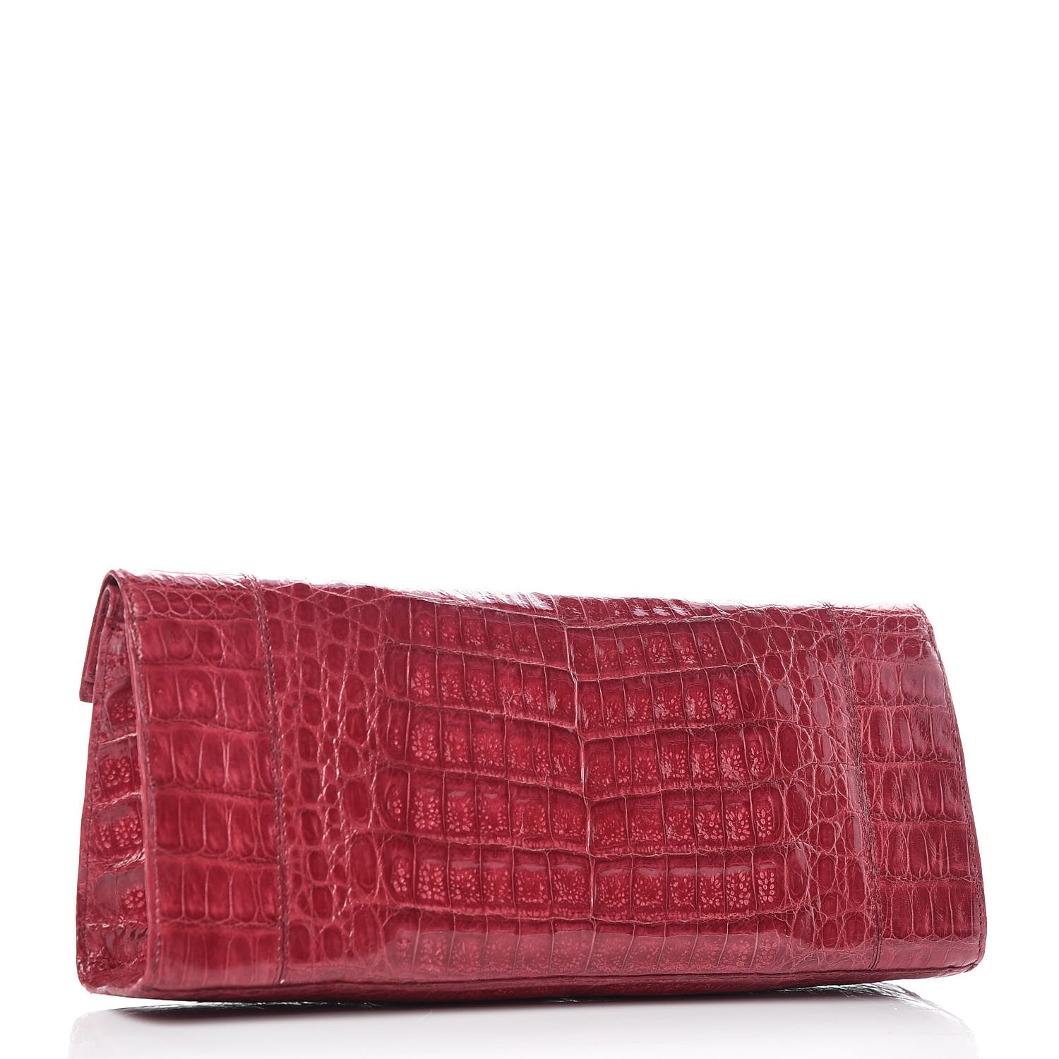 Nancy Gonzalez Crocodile Clutch Pink 3 of 8