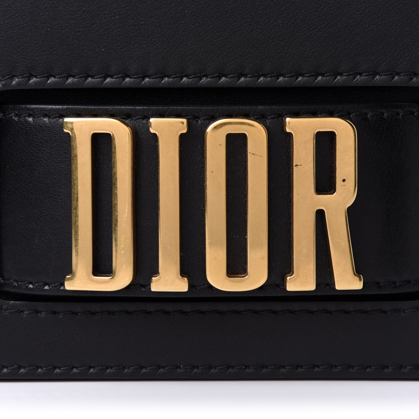 Smooth Calfskin Dio(r)evolution Flap Bag Black