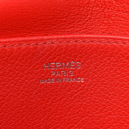 Hermes Evercolor Halzan 25 Rouge De Coeur 6 of 9