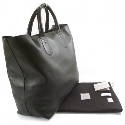 Gucci Leather Metal GG Tote Army Green 3 of 10