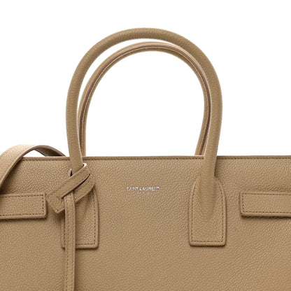 Saint Laurent Grained Calfskin Baby Sac De Jour Dark Beige 5 of 11