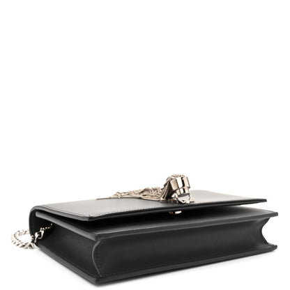 Saint Laurent Smooth Calfskin Classic Monogram Kate Tassel Chain Wallet Asphalt 4 of 11