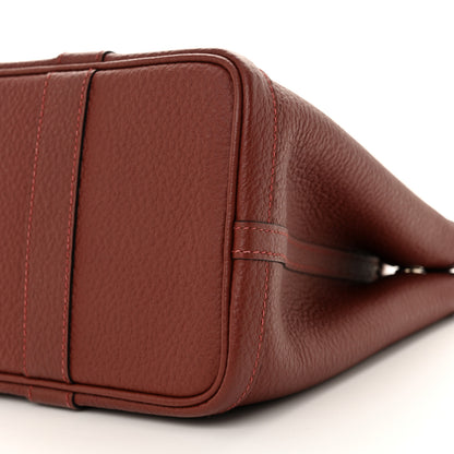 Hermes Vache Country Garden Party 30 TPM Rouge H 9 of 9