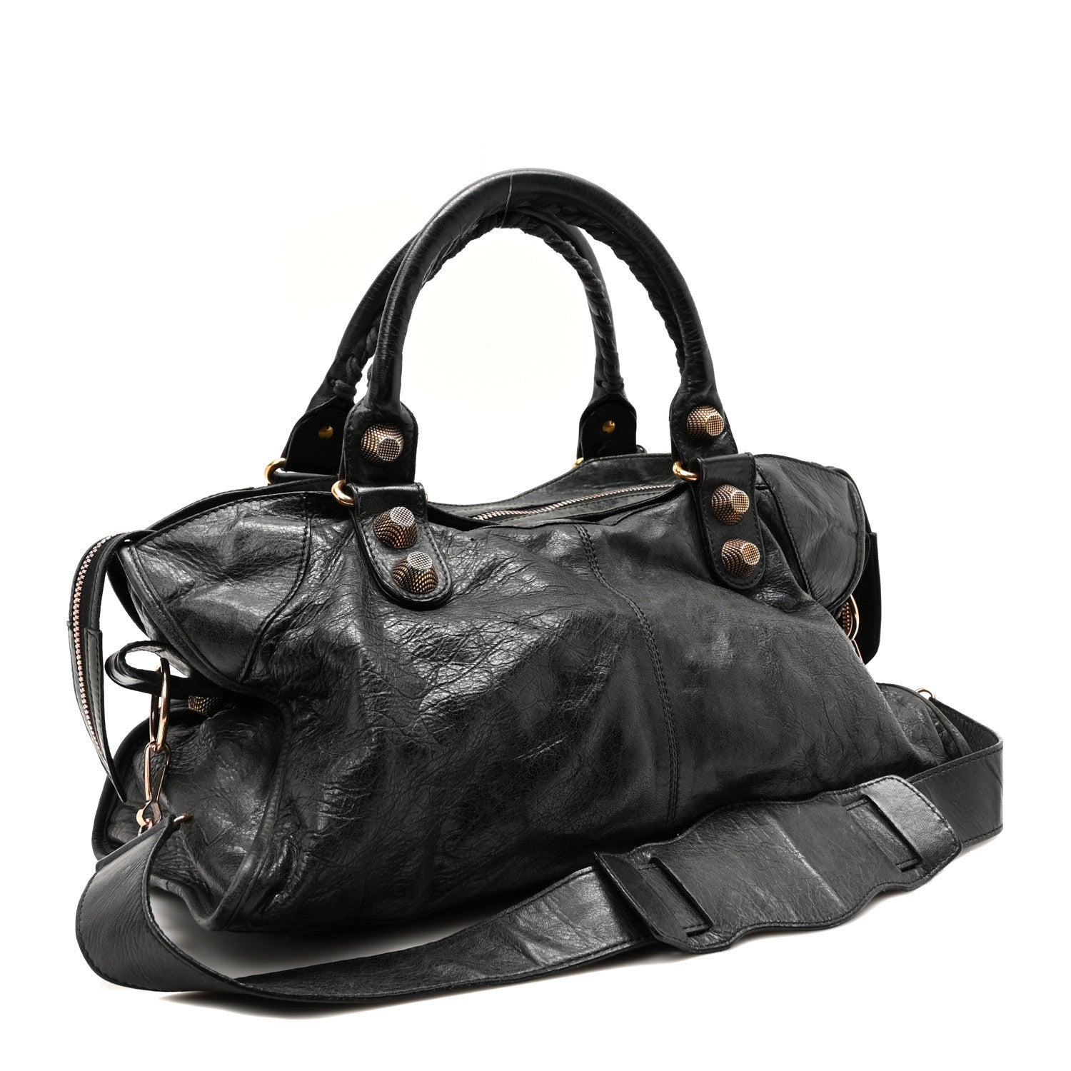 Balenciaga Agneau Giant 21 Rose Gold Hardware Part Time Black 4 of 10